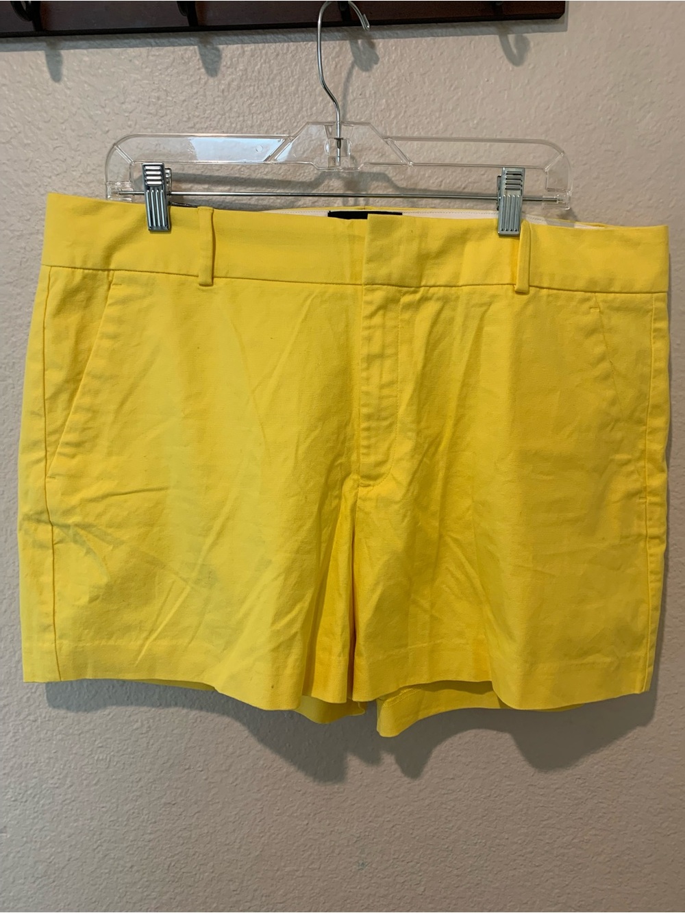 Banana Republic Bright Yellow Tailored Shorts
